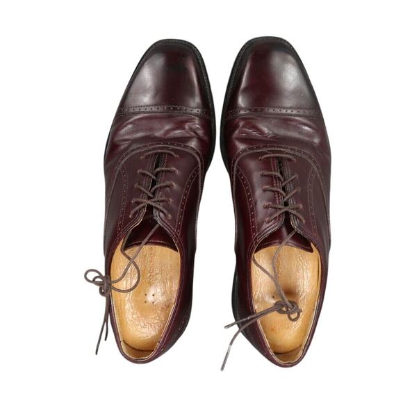 Rockport Shoes Men 8.5 Oxford Cap Toe Leather Dress Formal Classic Comfort Brown - Picture 7 of 16